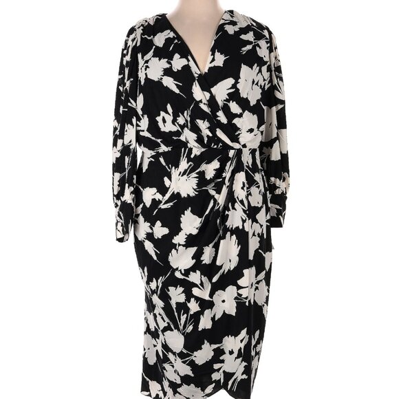 NWT Maggy London wrap dress 16w - Picture 5 of 5